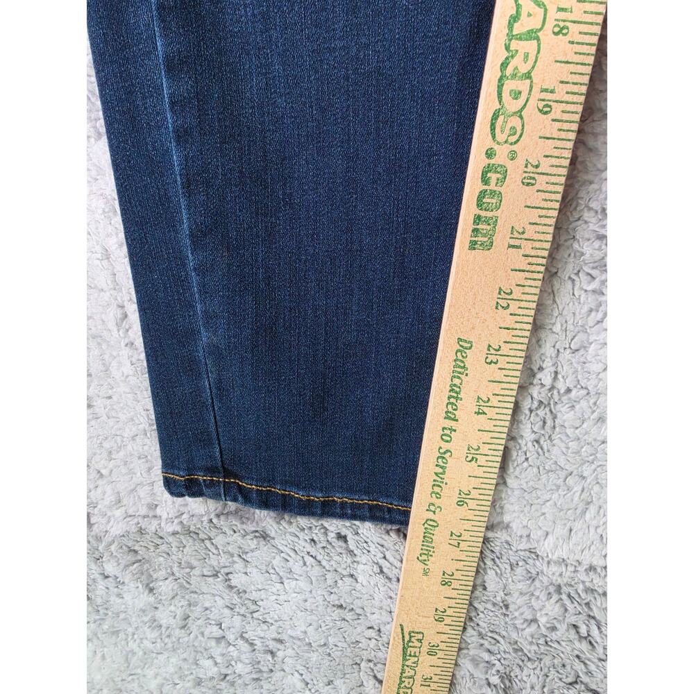 Lane Bryant Jeans Womens 18 Short Blue Super Stretch Skinny Mid Rise Dark Wash - Picture 7 of 10